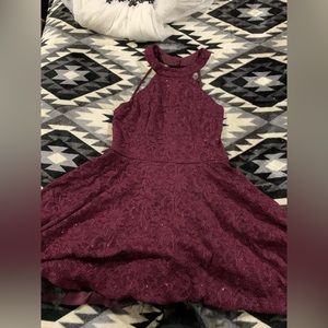 Maroon dress